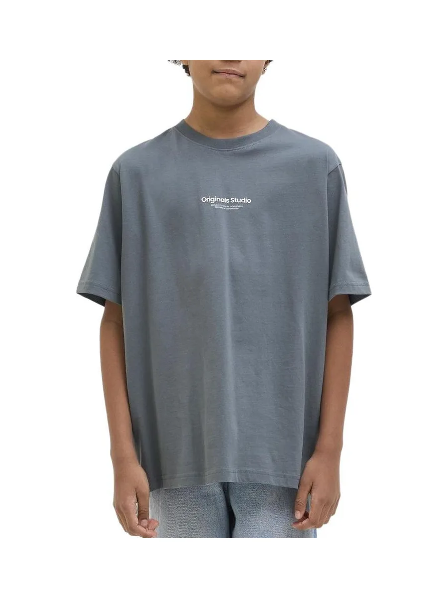 T-shirt Bleu Moyen Garçon Jack & Jones Jorvesterbro 2