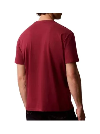T-Shirt Rouge Homme Calvin Klein Jeans Badge L4G 2