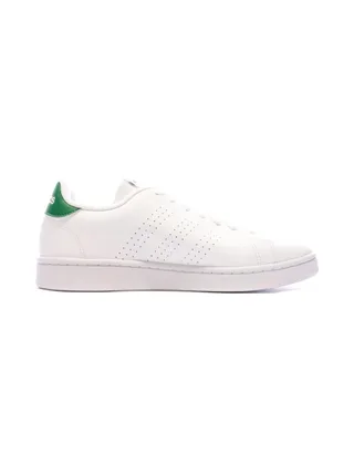 Baskets Blanches/Vert Homme Adidas Advantage 2