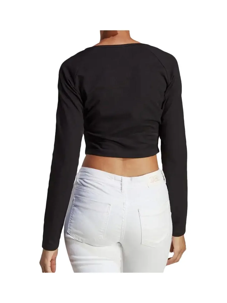 Top Noir Femme Adidas Long Sleeve 2