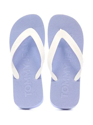 Tongs Bleu/Blanc Femme Tommy Hilfiger EN0EN02447 3