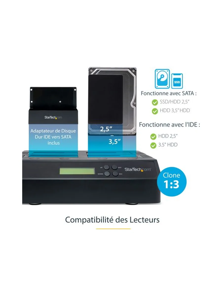 StarTech.com SATDOCK4U3RE media duplicator 7