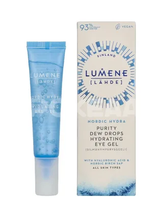 Lumene Lahde Pure Dew Drops Hydrating Eye Gel 15ml 1