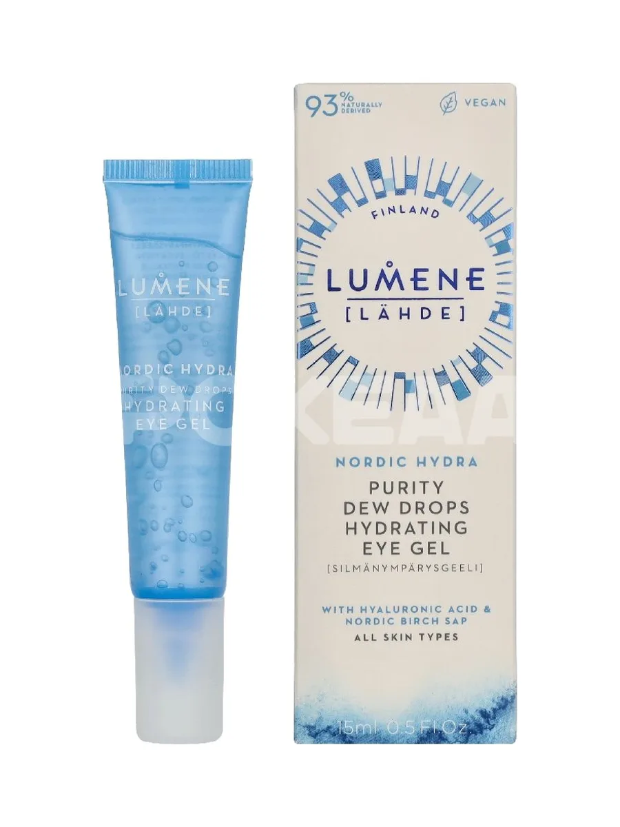 Lumene Lahde Pure Dew Drops Hydrating Eye Gel 15ml 1