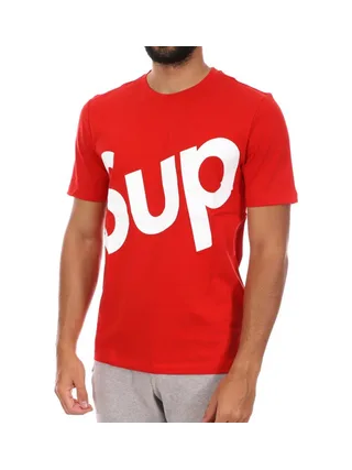 T-shirt Rouge Homme Supreme Grip Achy 1