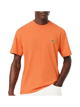 T-Shirt Orange Homme Lacoste Essentiel 1