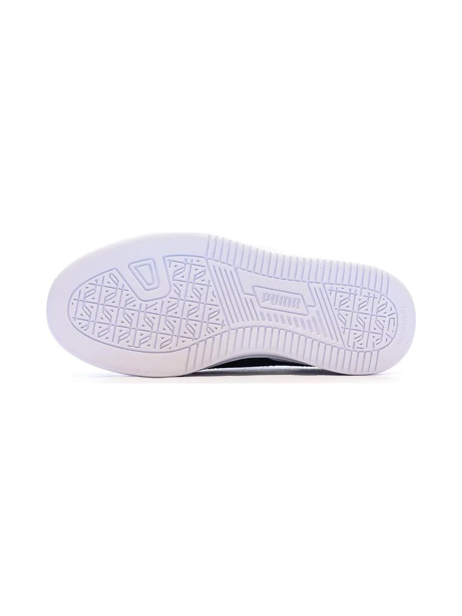 Baskets Blanches/Noires/Bleu Garçon Puma Caven 2.0 6