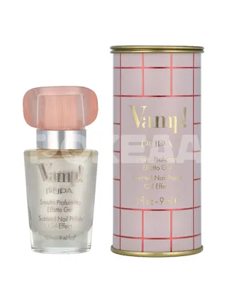 Pupa Vamp! Scented Nail Polish Gel Effect 9ml - #125 White Snow 1