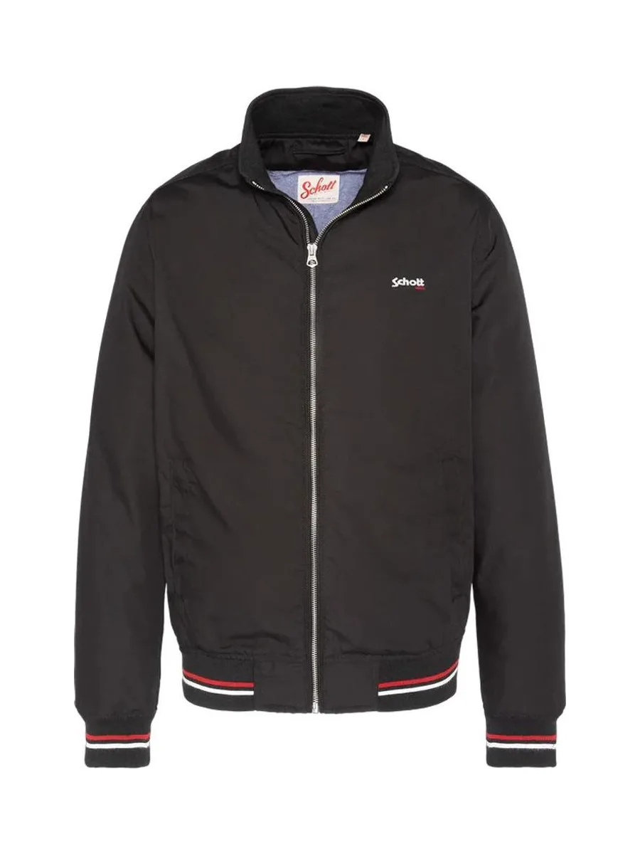 Veste Noire Homme Schott Stardusts 2