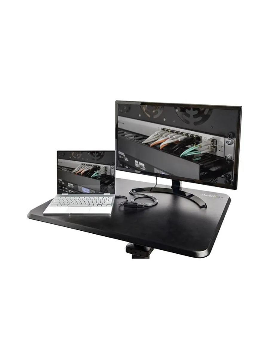 Mobile Standing Desk - Sit-Stand Cart 10