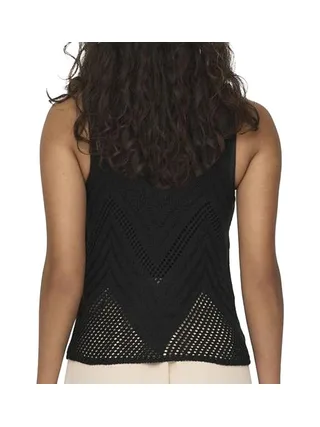 Top Crochet Noir Femme Jdy 15226348 2