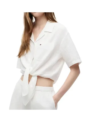 Chemise Blanche Femme Tommy Hilfiger Textured 1