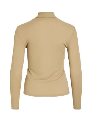 T-shirt Manches Longues Beige Femme Vila Elsea 2