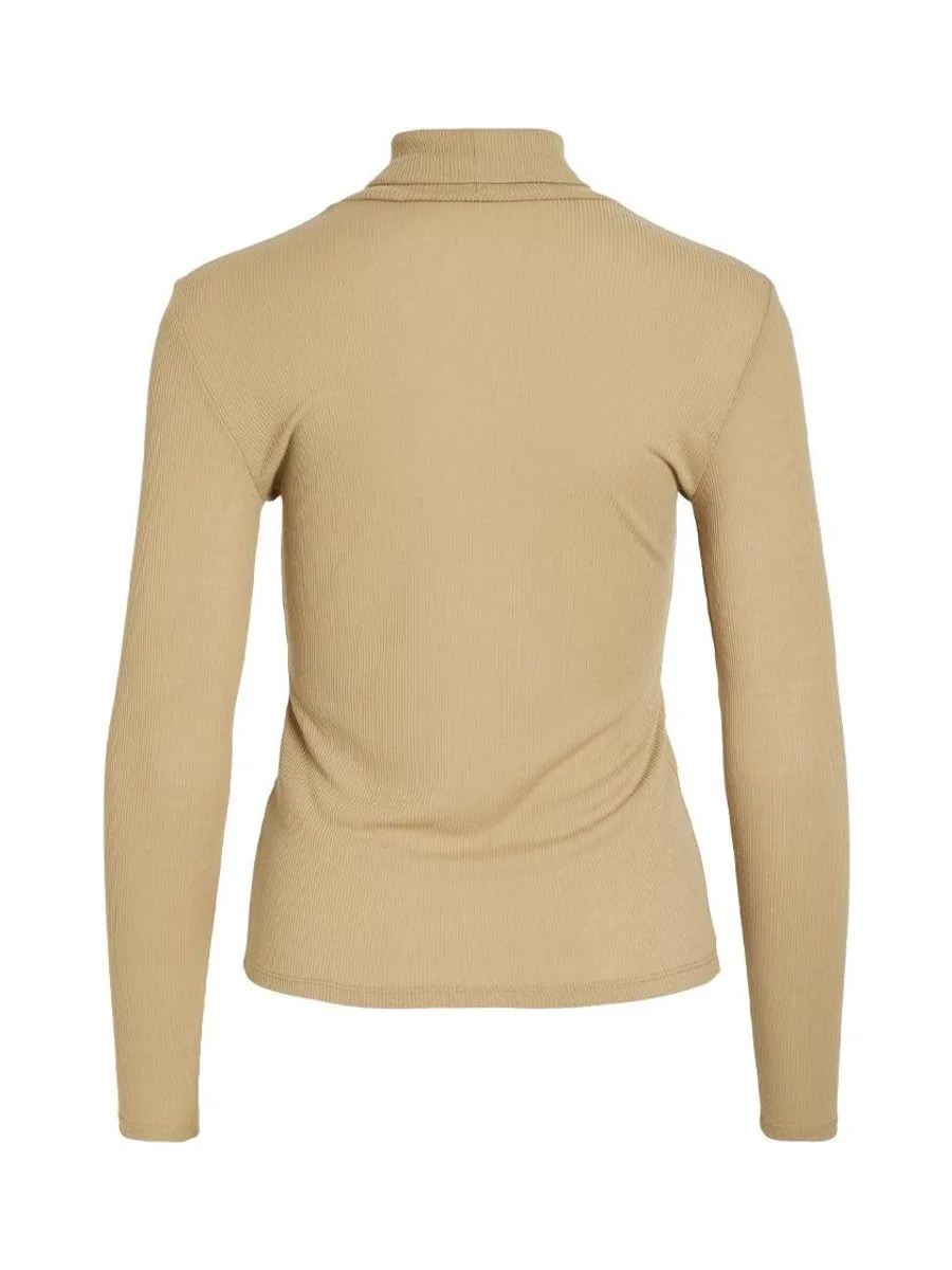 T-shirt Manches Longues Beige Femme Vila Elsea 2