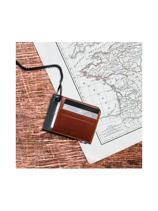 MAT - Porte-cartes horizontal à poche en liège - Naturel 9