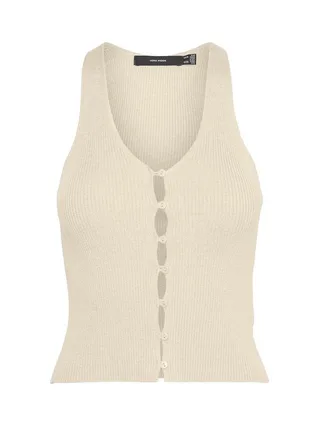 Top Ecru Femme Vero Moda Gold 2