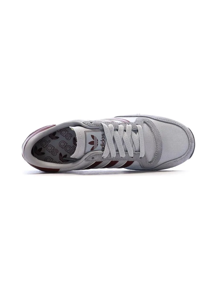 Baskets Grises/Bordeaux Garçon Adidas Galaxy 5
