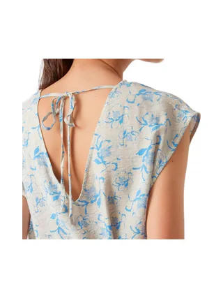 Robe Beige/Bleu Femme Vero Moda 10296346 3