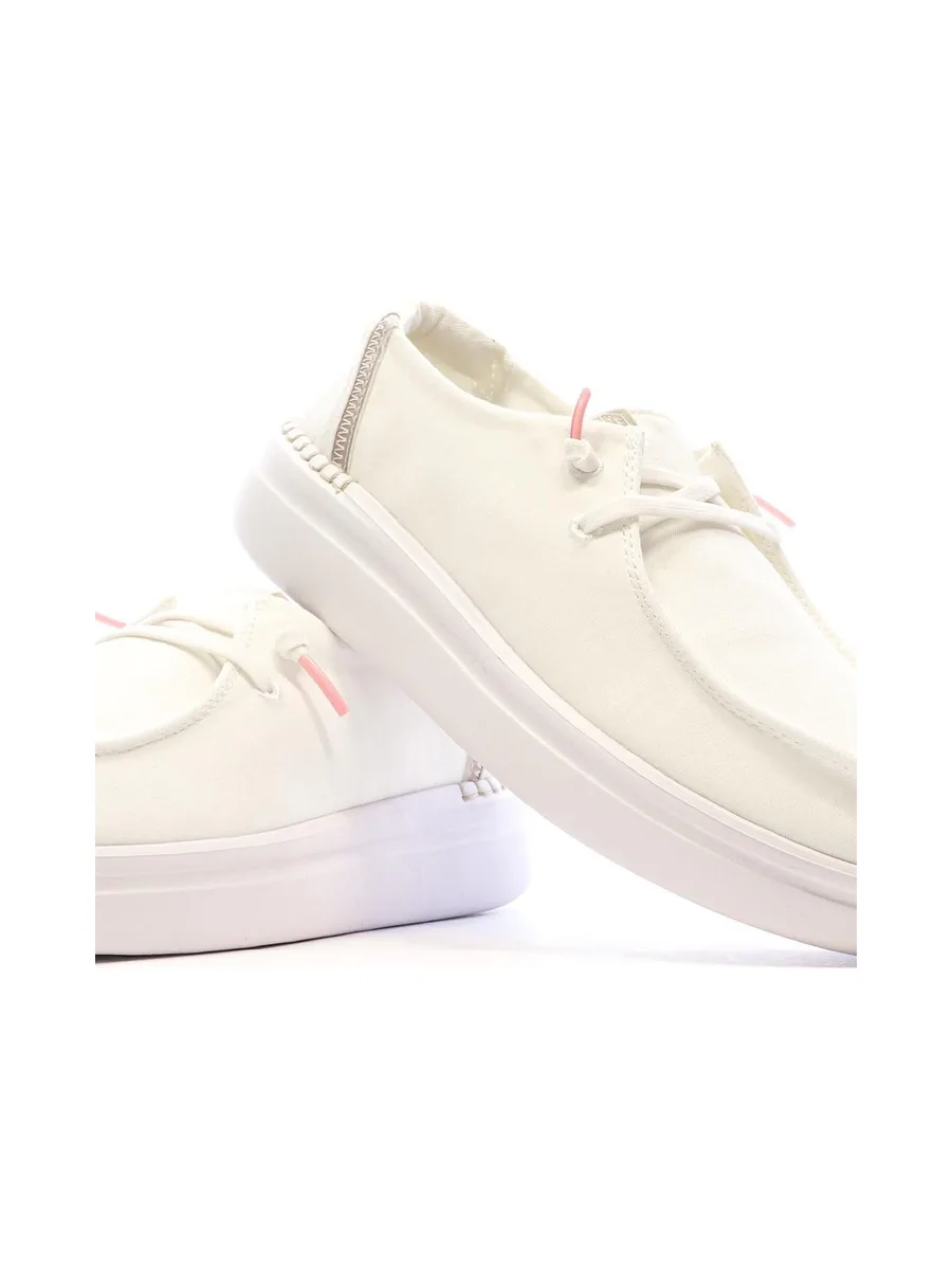 Chaussures Blanches Femme Hey Dude Wendy Rise 8