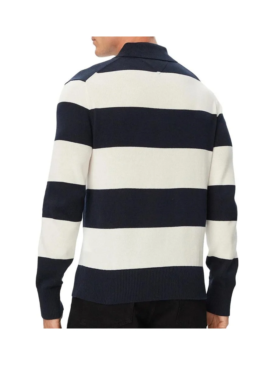 Polo Beige/Marine Homme Tommy Hilfiger Slim Essential 3