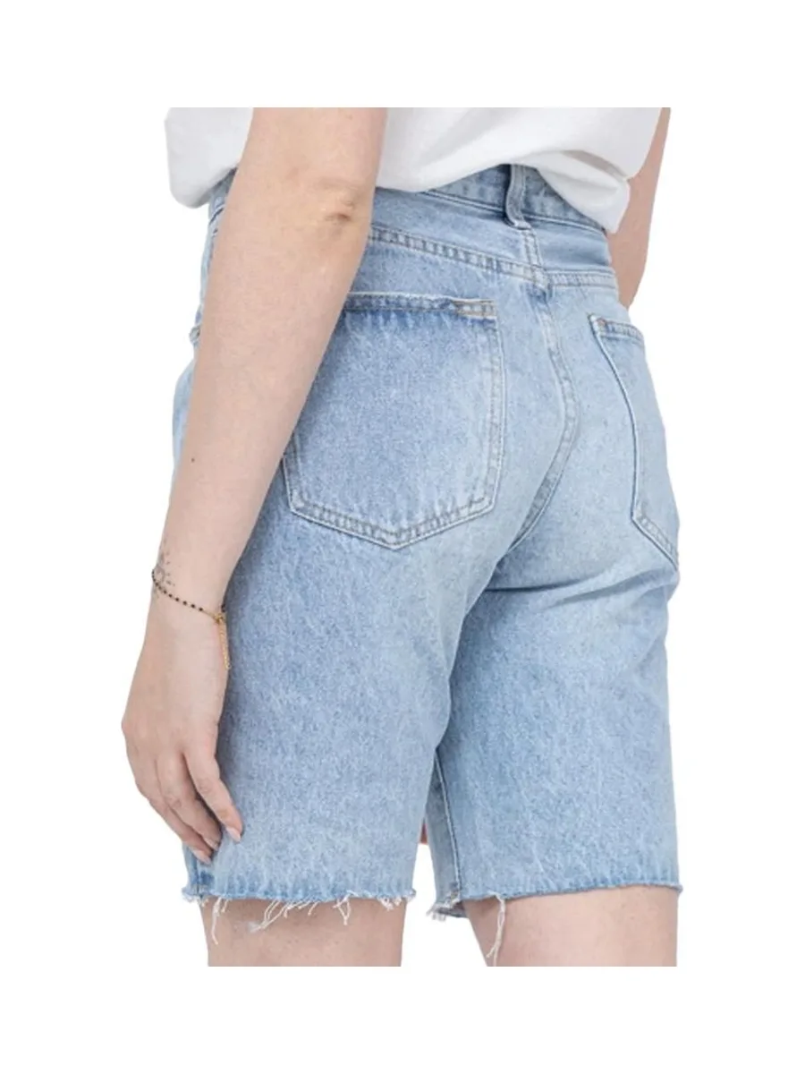 Short Bleu Femme Monday Premium Long 2
