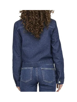 Veste en jean Bleu Foncé Femme Only Rillo 2