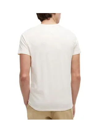 T-shirt Beige Clair Homme Tommy Hilfiger Tjm Xslim Jersey 2