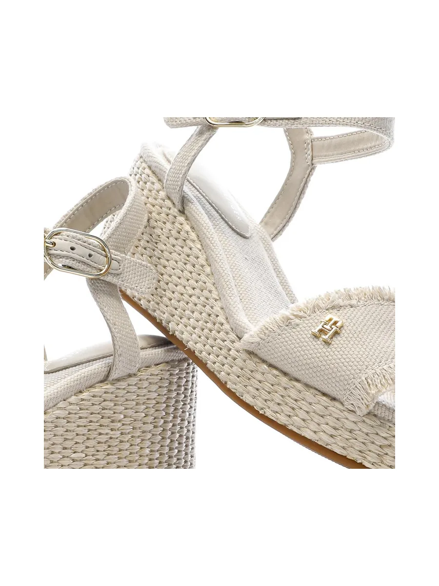 Sandales à Talons Beige Femme Tommy Hilfiger Wedgeee 7