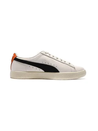 Baskets Blanches/Noires Homme Puma Clyde Base 2