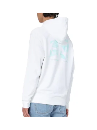 Sweat à capuche Blanc Homme Calvin Klein Jeans Big Box Logo 2