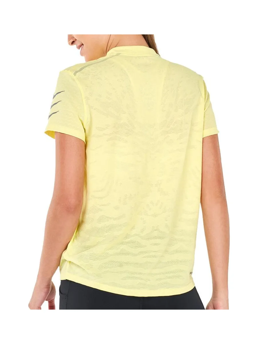 T-shirt Jaune Femme Nike Dfadv 2
