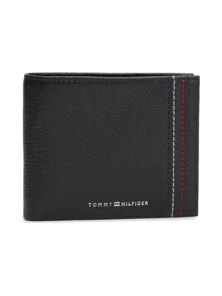 Portefeuille Noir Homme Tommy Hilfiger Th Central Cc & Coin 1