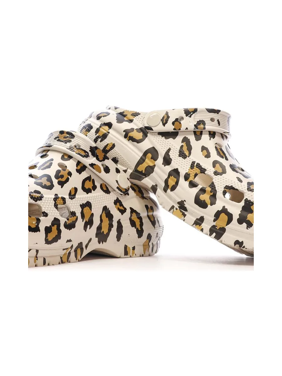 Sabots à Plateforme Beige à Motifs Femme XTI 143888 8