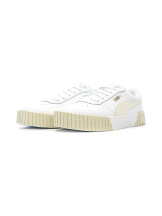 Baskets Beige/Blanc Femme Puma Carina 6