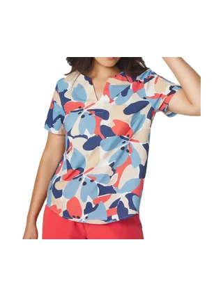 Blouse Bleu/Rouge Femme TBS AGLAEMIS 1
