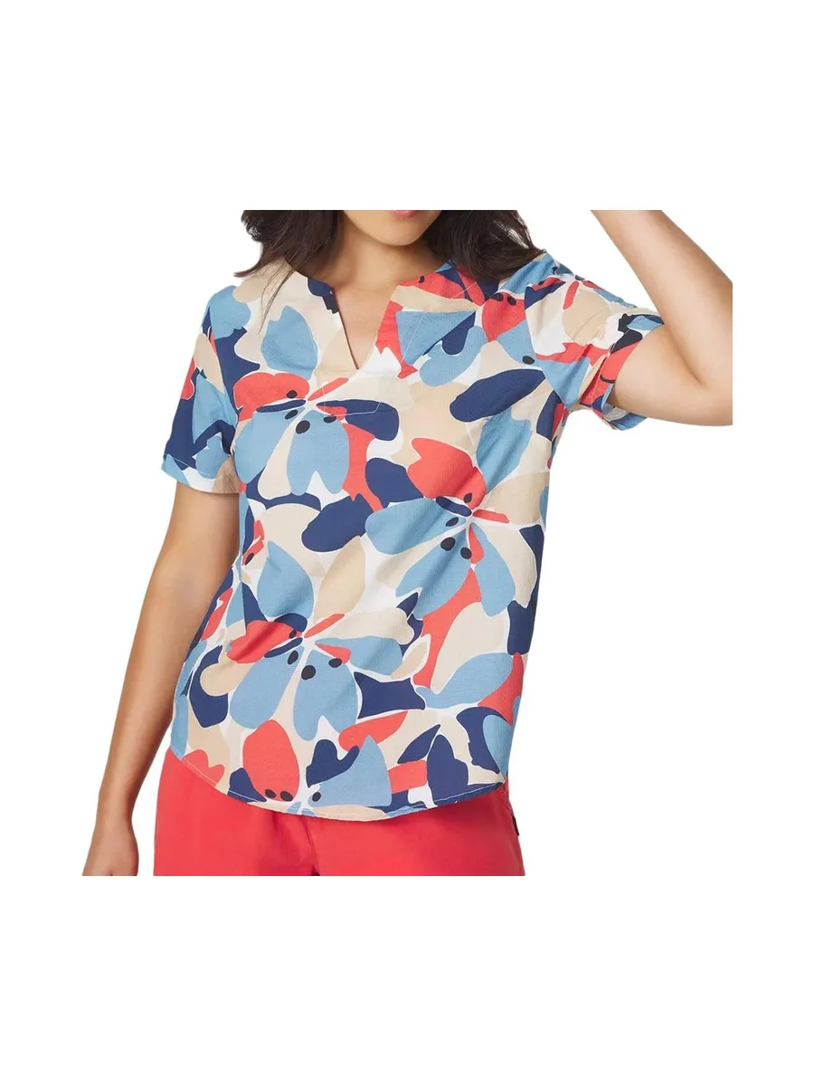 Blouse Bleu/Rouge Femme TBS AGLAEMIS 2