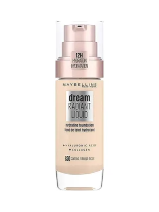 Fond de teint Dream Radiant Liquid Gemey Maybelline 20 Beige éclat 1