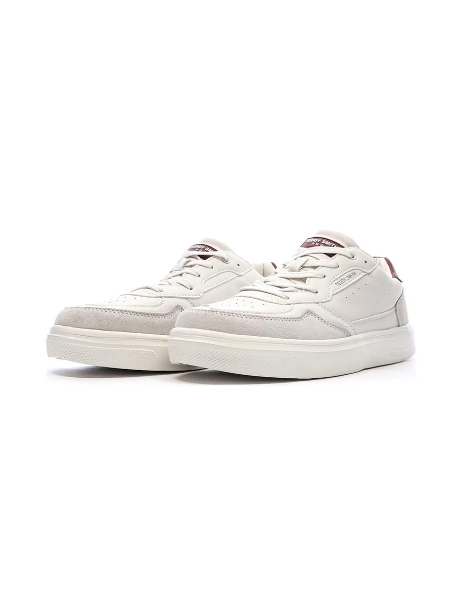 Baskets Blanches/Bordeaux Homme Teddy Smith 120004 7