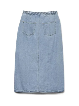 Jupe Longue Jean Bleu Femme Vero Moda Veri 3