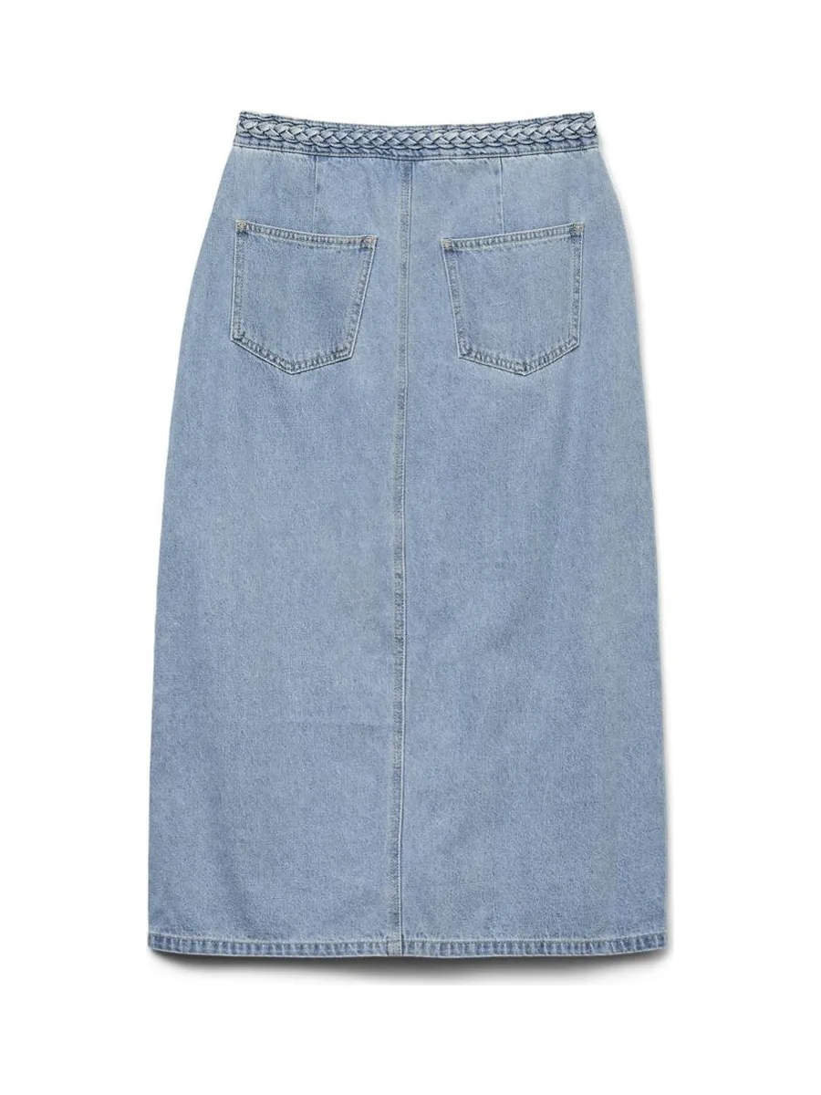Jupe Longue Jean Bleu Femme Vero Moda Veri 3
