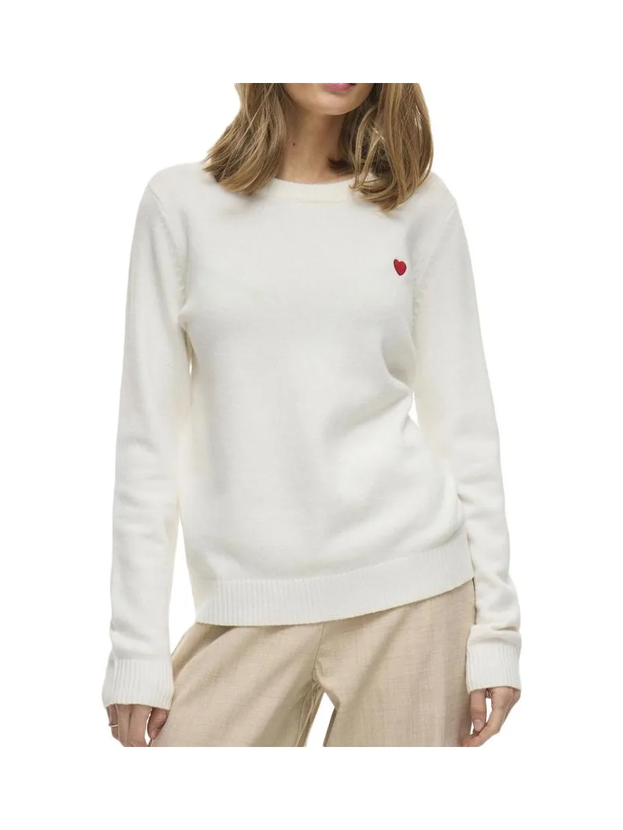 Pull Blanc Femme Vila Virils 2
