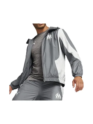 OM Veste De foot Gris/Blanc Homme Puma 2023/24 1