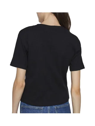 T-shirt Noir Femme Vila Sola 2