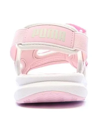 Sandales Beiges/Roses Fille Puma Evolve 3