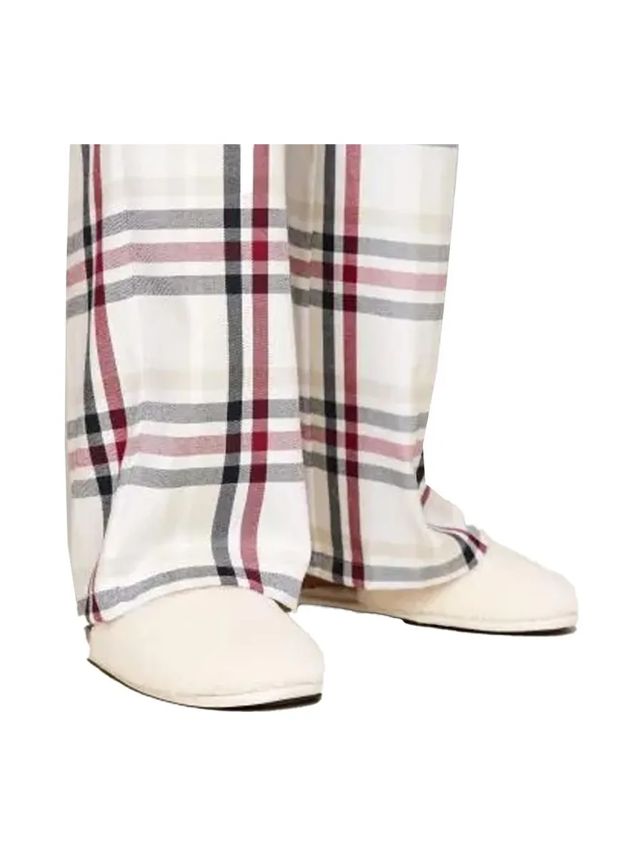 Pyjama Blanc à carreaux Femme Tommy Hilfiger Heritage 4