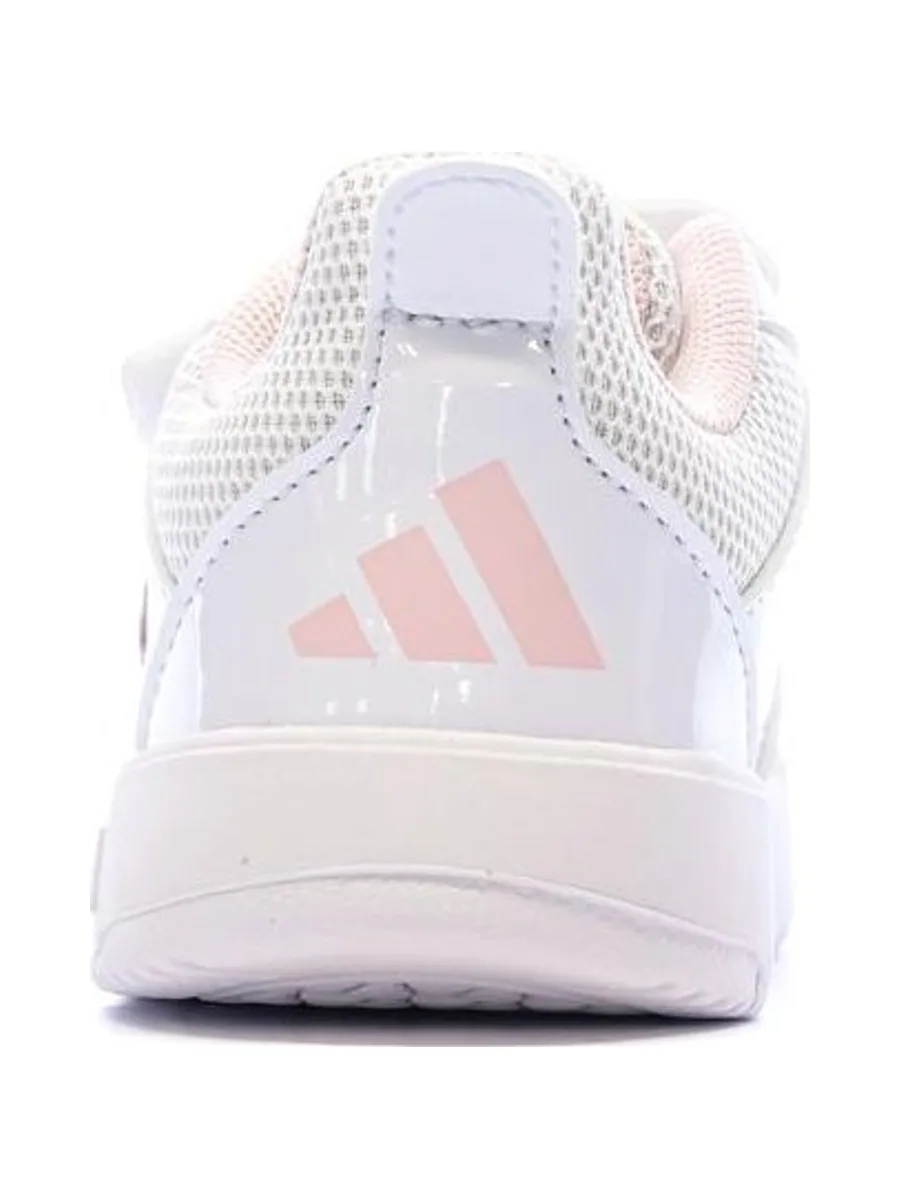 Baskets Blanc/Rose Fille Adidas Tensaur 4