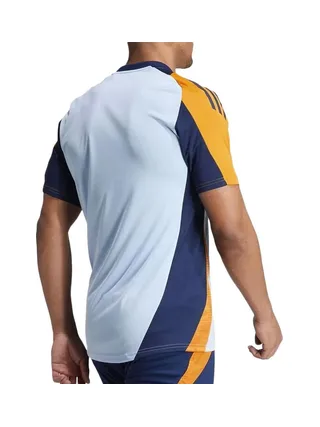 Real Madrid Maillot Training Bleu/Orange Homme Adidas 24/25 2