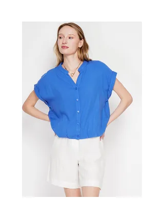 Chemise col tunisien boutonné devant 1