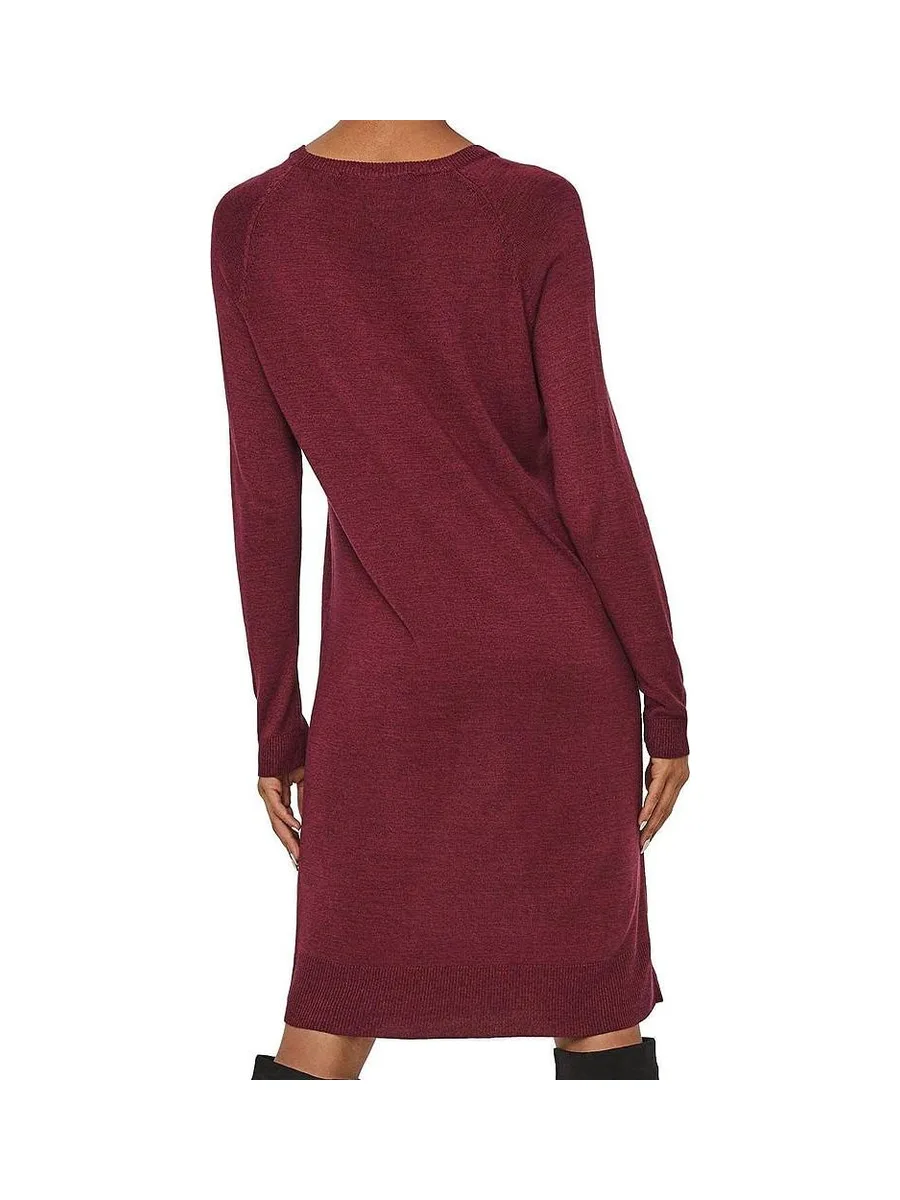 Robe Pull Bordeaux Femme Vero Moda Meghan 3