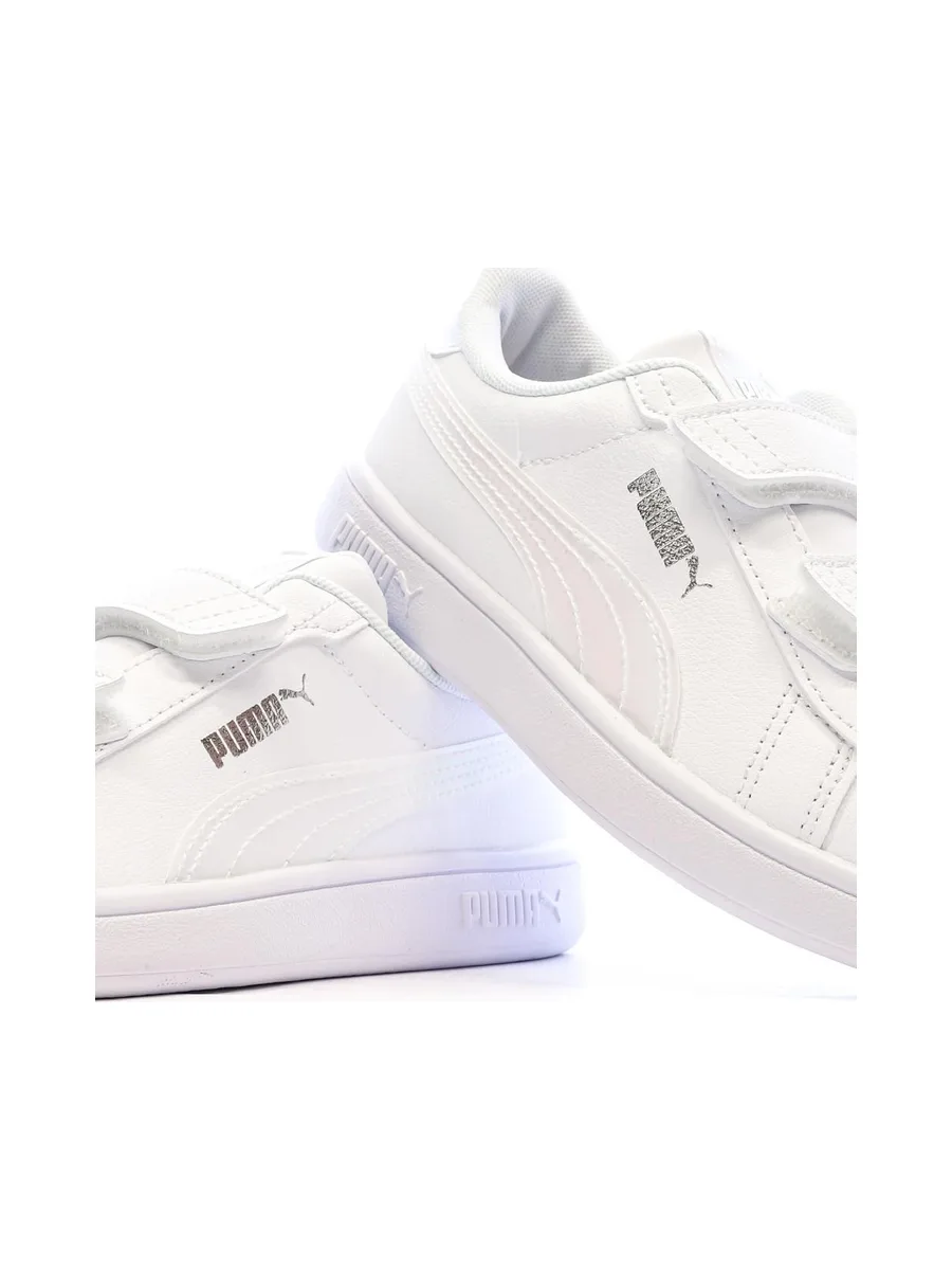 Baskets Blanches Fille Puma Smash 3.0 HoloS 8